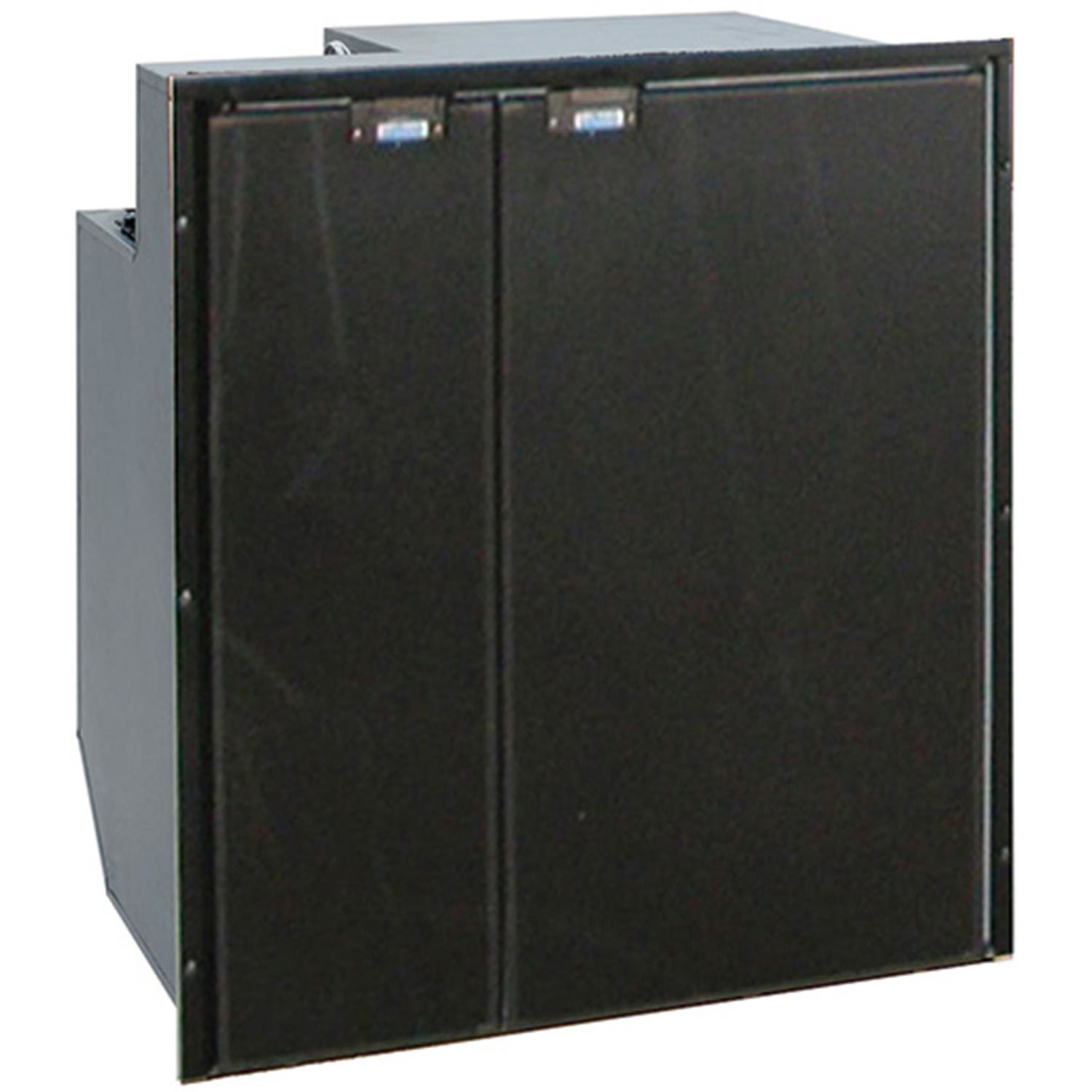 ISOTHERM Cruise 200 Classic Side by Side Fridge/Freezer AC/DC, Black Door & Panel, 4Sided