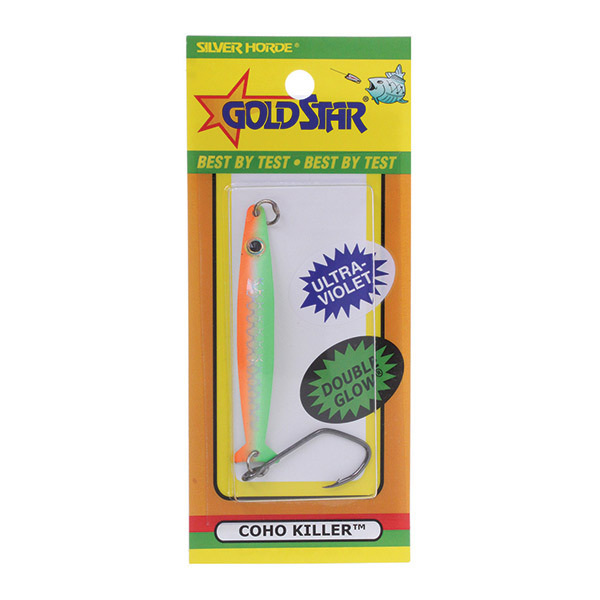 SILVER HORDE Gold Star® Coho Killer™ Fishing Spoon, 1/2 x 3