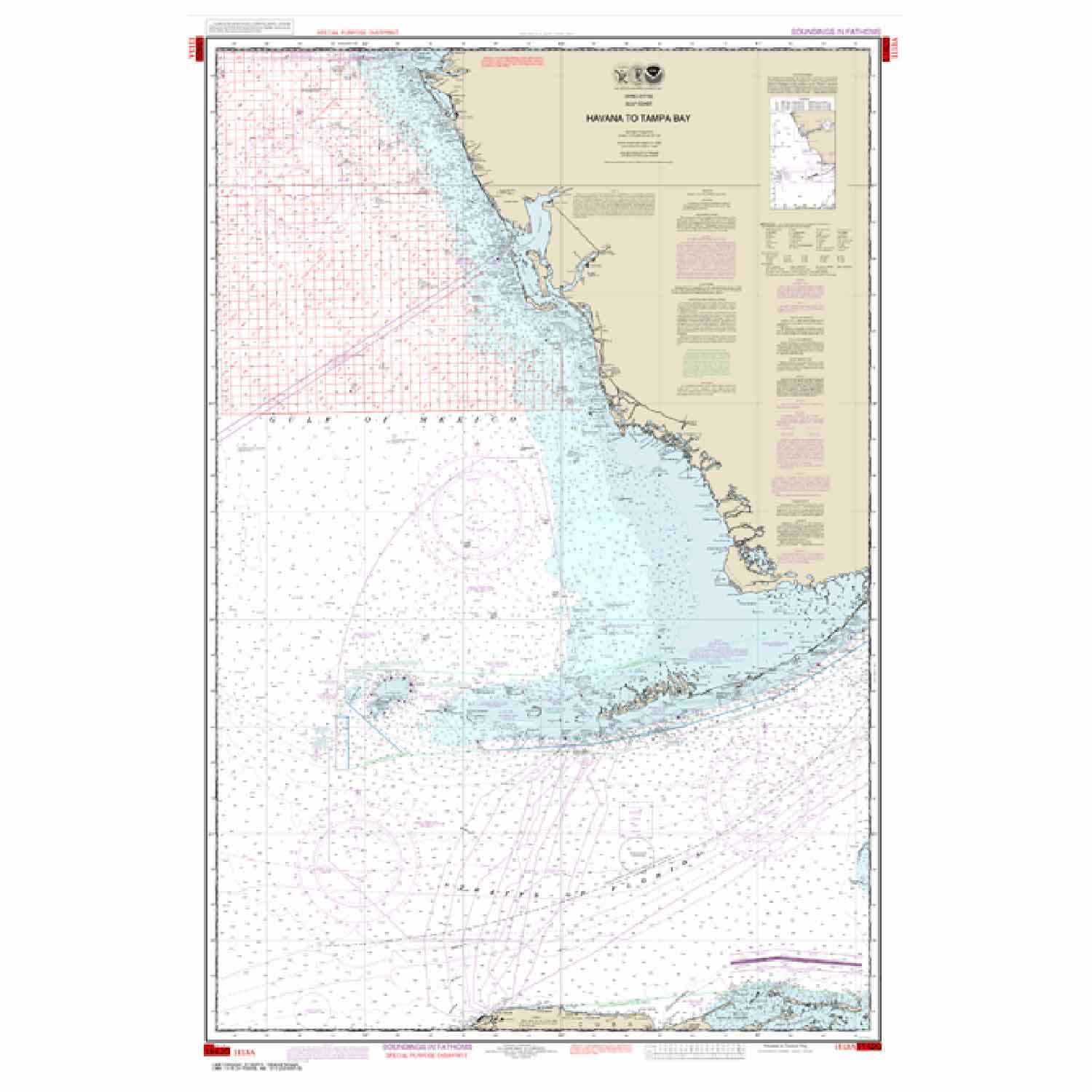 MAPTECH 1113A Havana to Tampa Bay West Marine