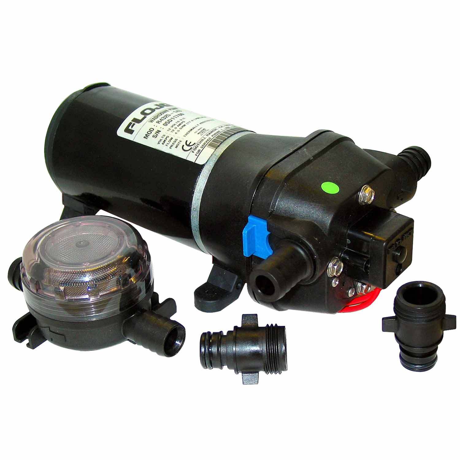 JABSCO 4.5GPM Flojet 4325 Series Heavy Duty Deck Wash Pump