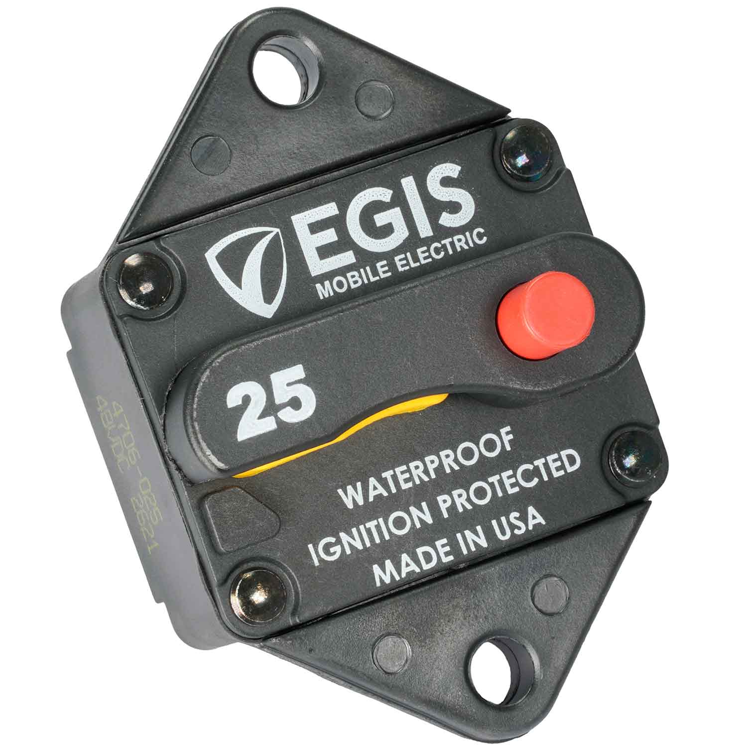 EGIS MOBILE ELECTRIC 285 Series 25A Panel Mount Circuit Breaker West