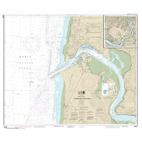 MAPTECH 18581 Yaquina Bay & River Continuation of Yaquina River West