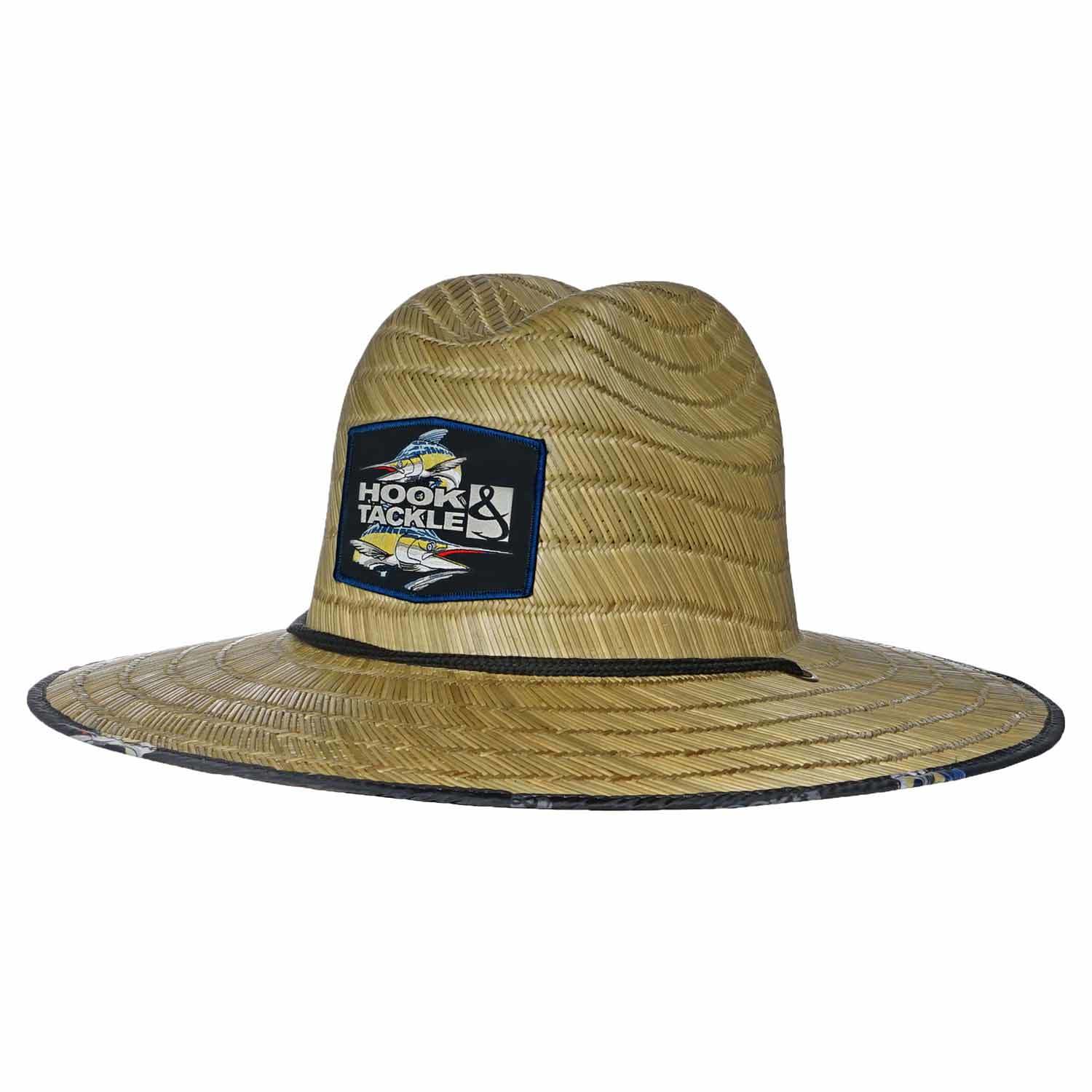 HOOK & TACKLE Marlin Lifeguard Straw Fishing Hat