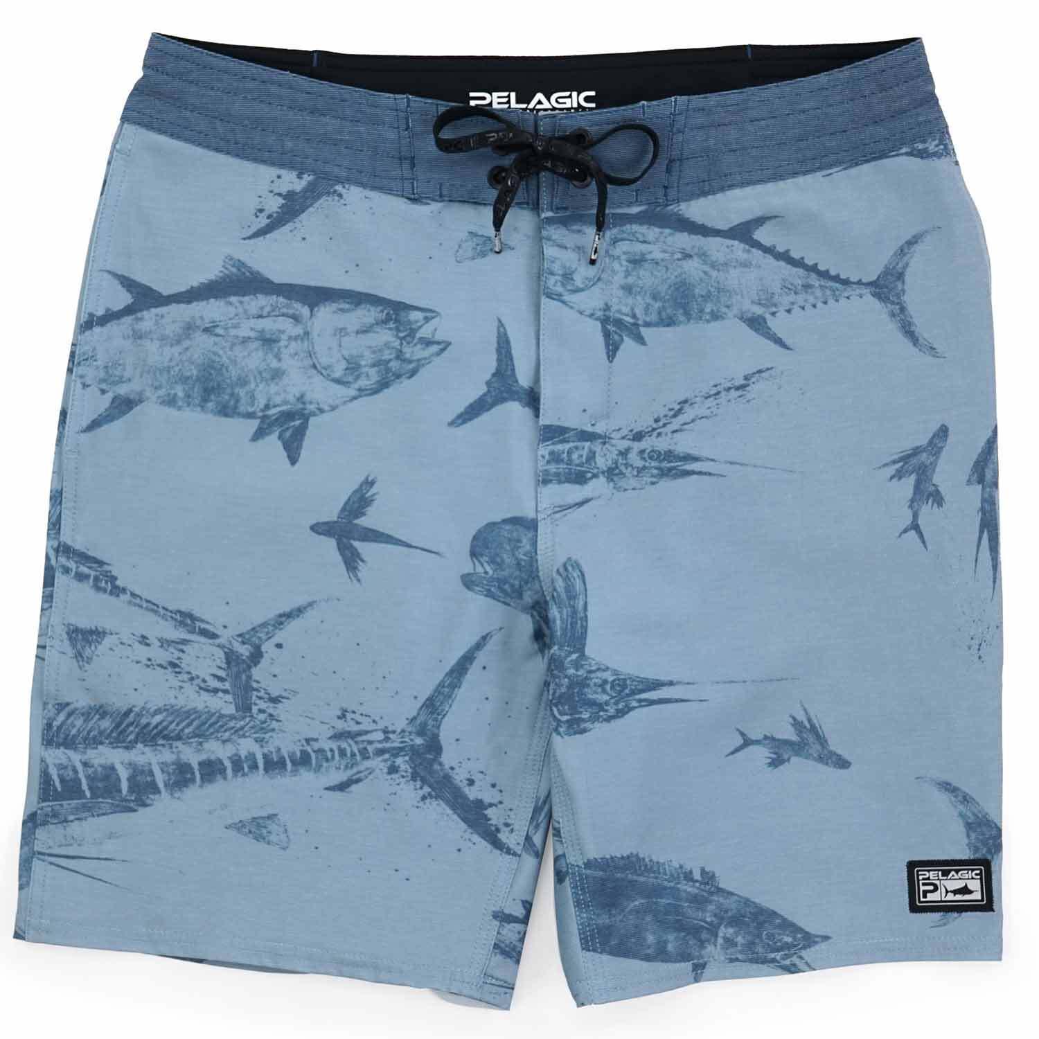 PELAGIC Men's Gyotaku Deep Drop Board Shorts West Marine