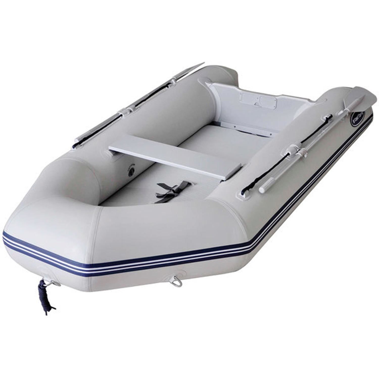 CO-Z 7.5 ft Inflatable Dinghy Boats with Aluminium Alloy Floor, 2 Pers