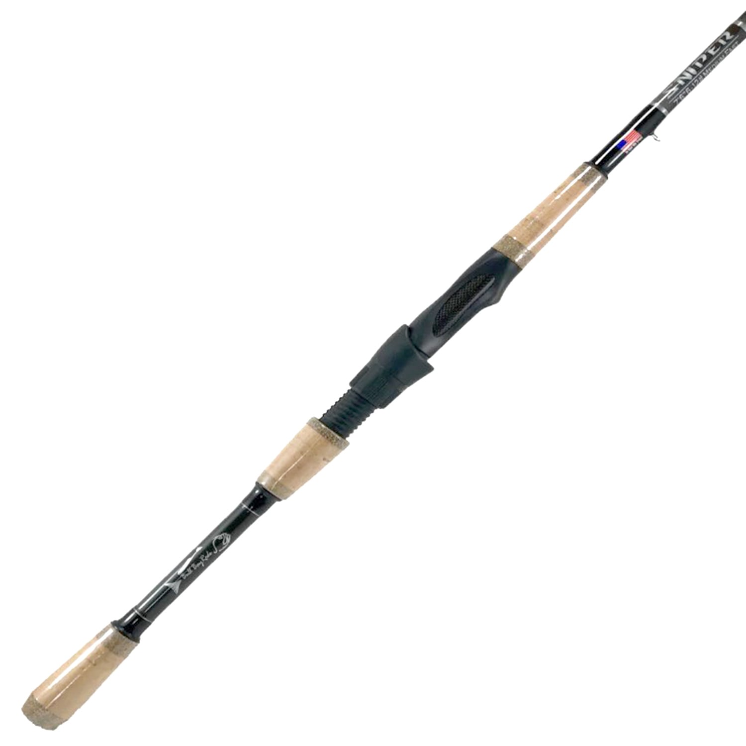 BULL BAY RODS 7'6" Sniper Spinning Rod, Medium Power