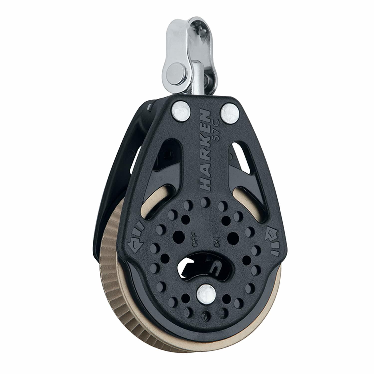 HARKEN 57 mm Swivel Ratchet Block, 1.5x Grip West Marine