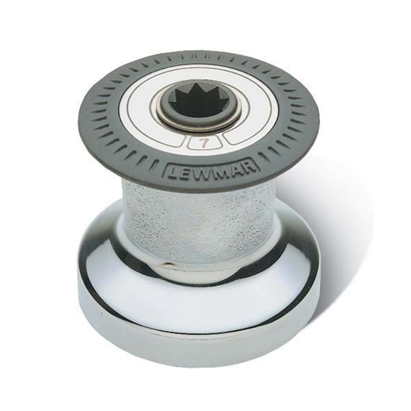 LEWMAR 7 OneSpeed ChromePlated Bronze NonSelfTailing Winch West