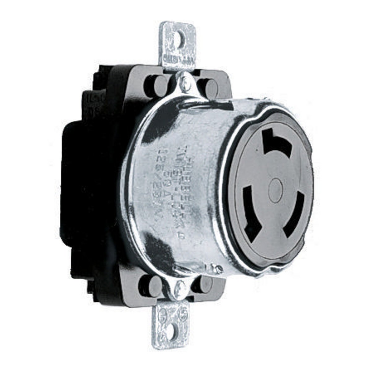 HUBBELL Hubbell Marine Locking Receptacle, 3P4W, 50A 125/250V, Yellow