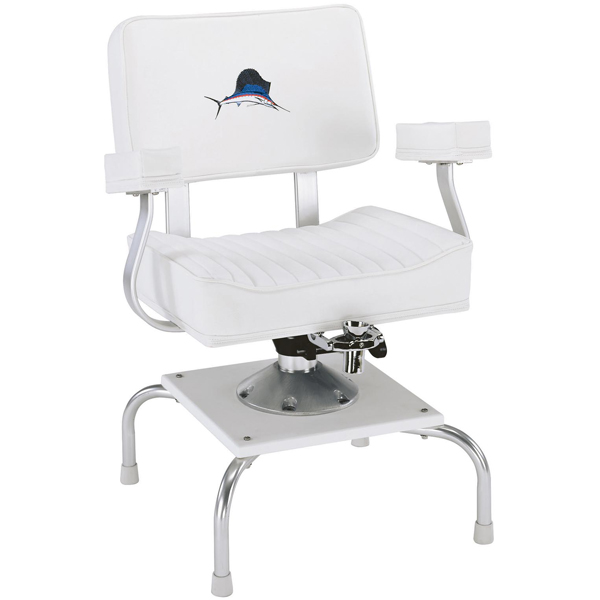 Quad-Base Fighting Chair with Arm Rests