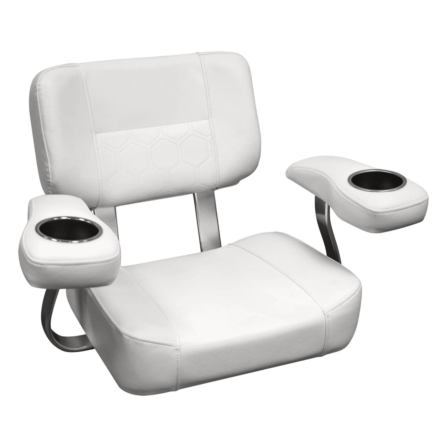 3366-784 Offshore Series Deluxe Helm Chair, Brite White