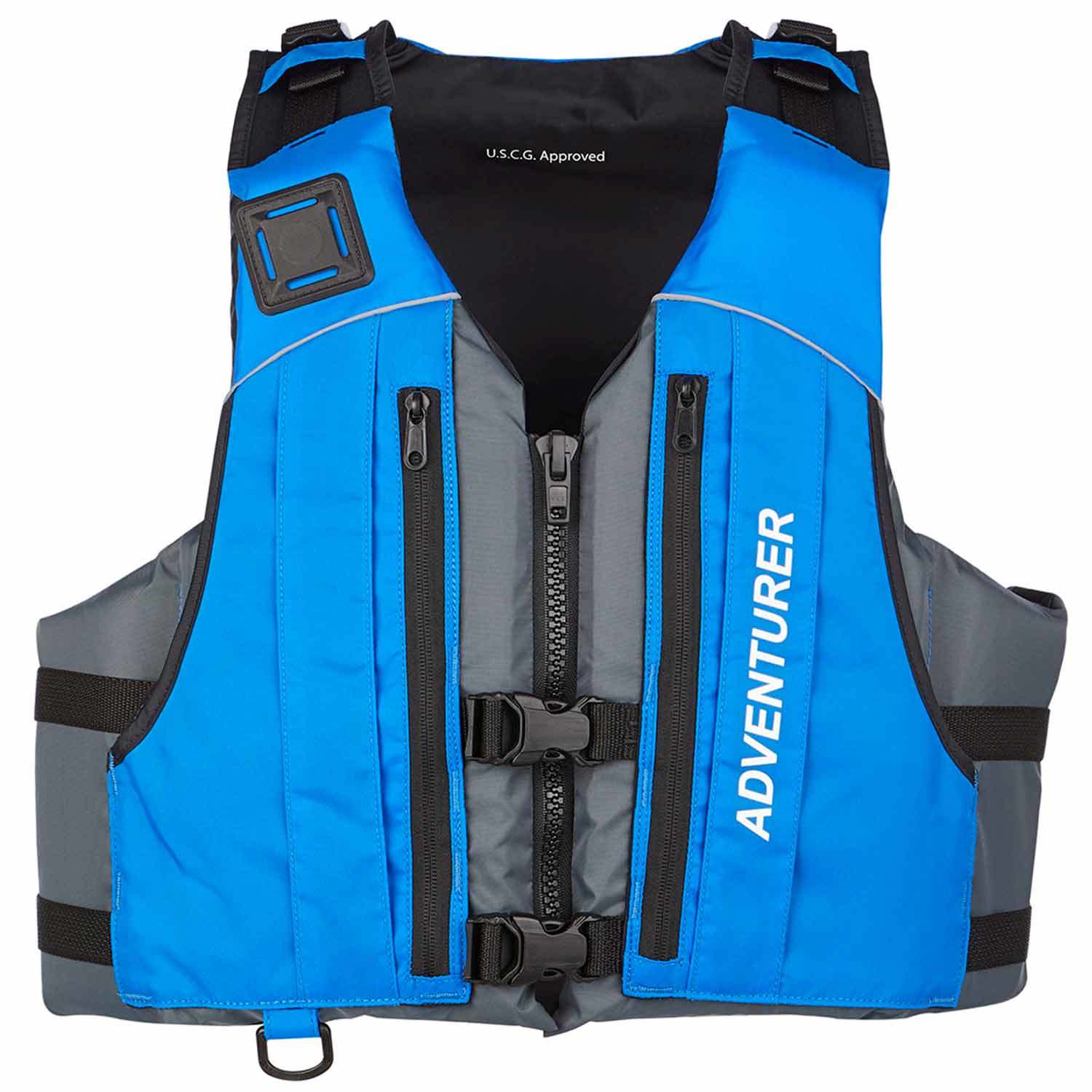 Universal Life Vest Blue Life Jacket Beach Fishing Gear Boat Safety NEW