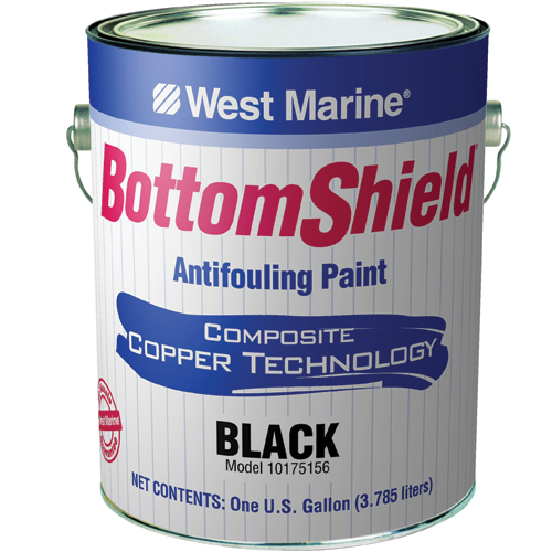 BottomShield Antifouling Paint, Black, Gallon West Marine