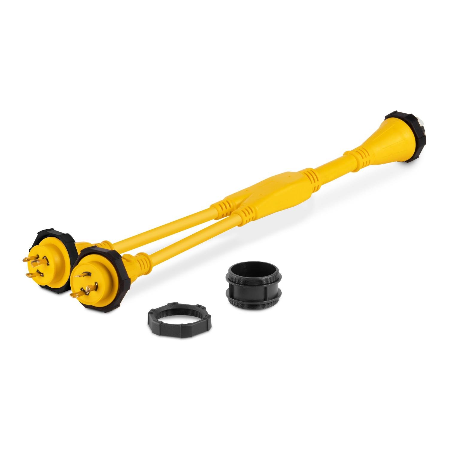 【buuun(•ө•)⚓︎】 SIERRA Sierra Shore Power Reverse Y Adapter, Two 30 Amp 125V