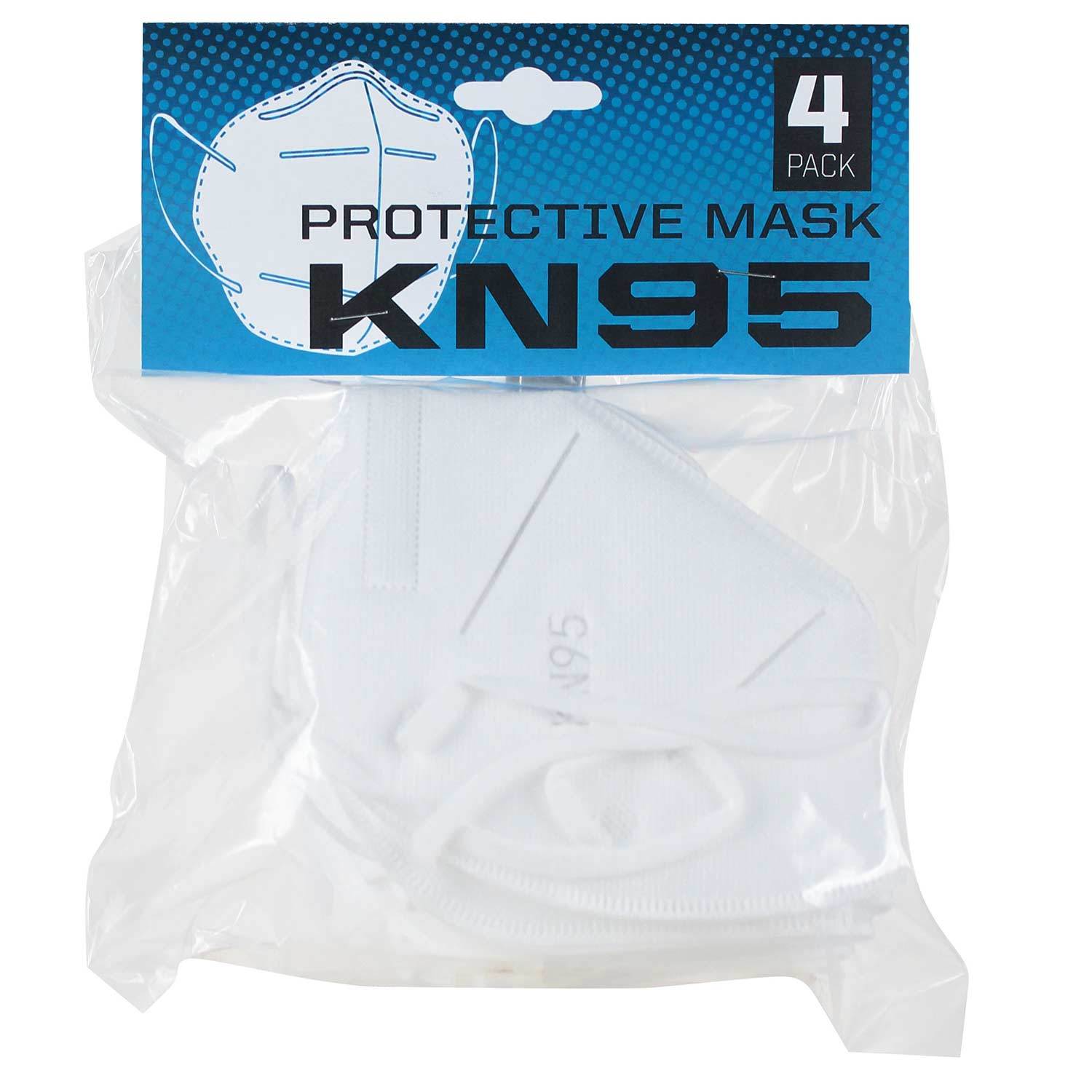 MAJOR SURPLUS AND SURVIVAL KN95 Protective Masks, 4Pack
