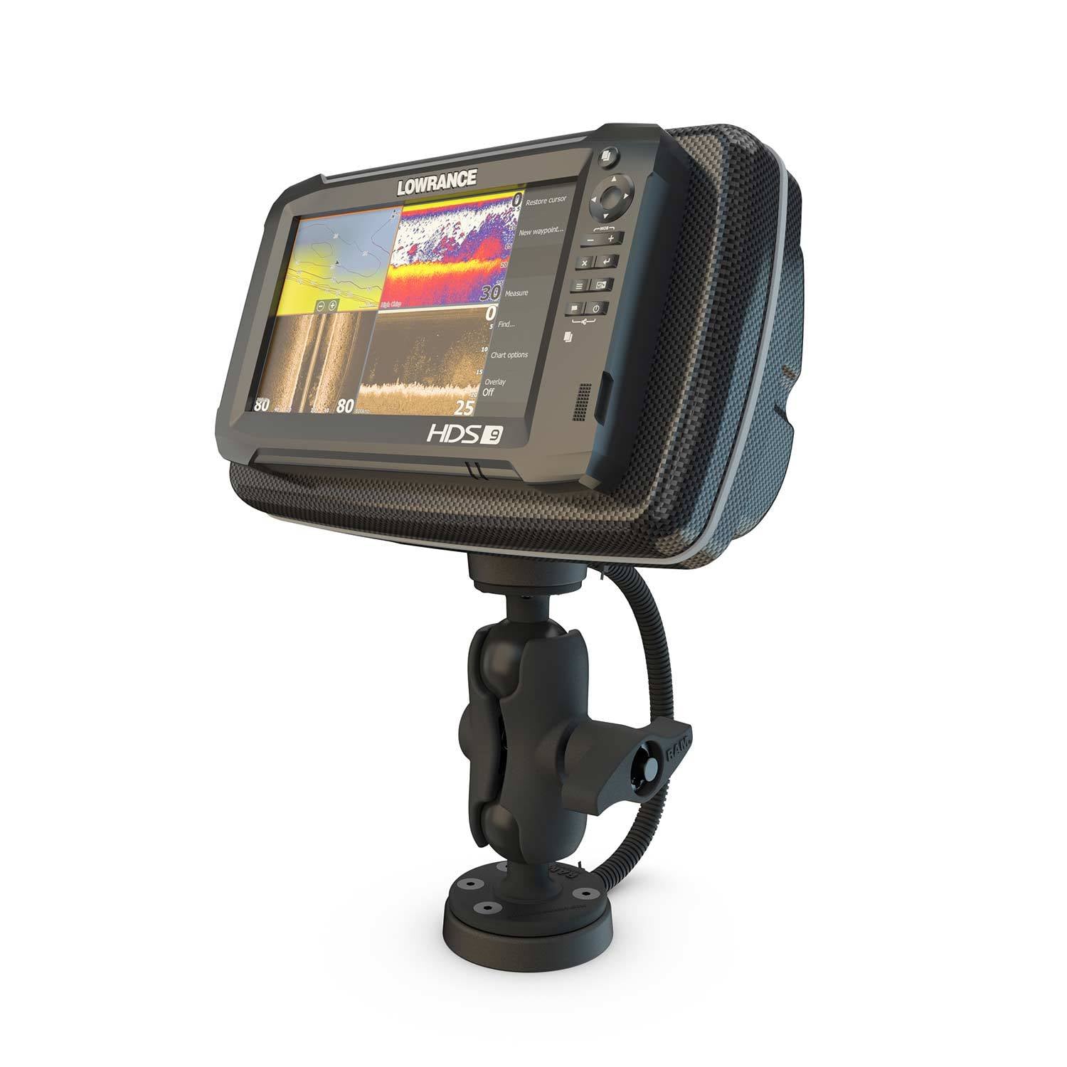 NAVPOD PowerPod with RAM Mount Pre-Cut for Lowrance HDS-9 Gen2 Touch ...