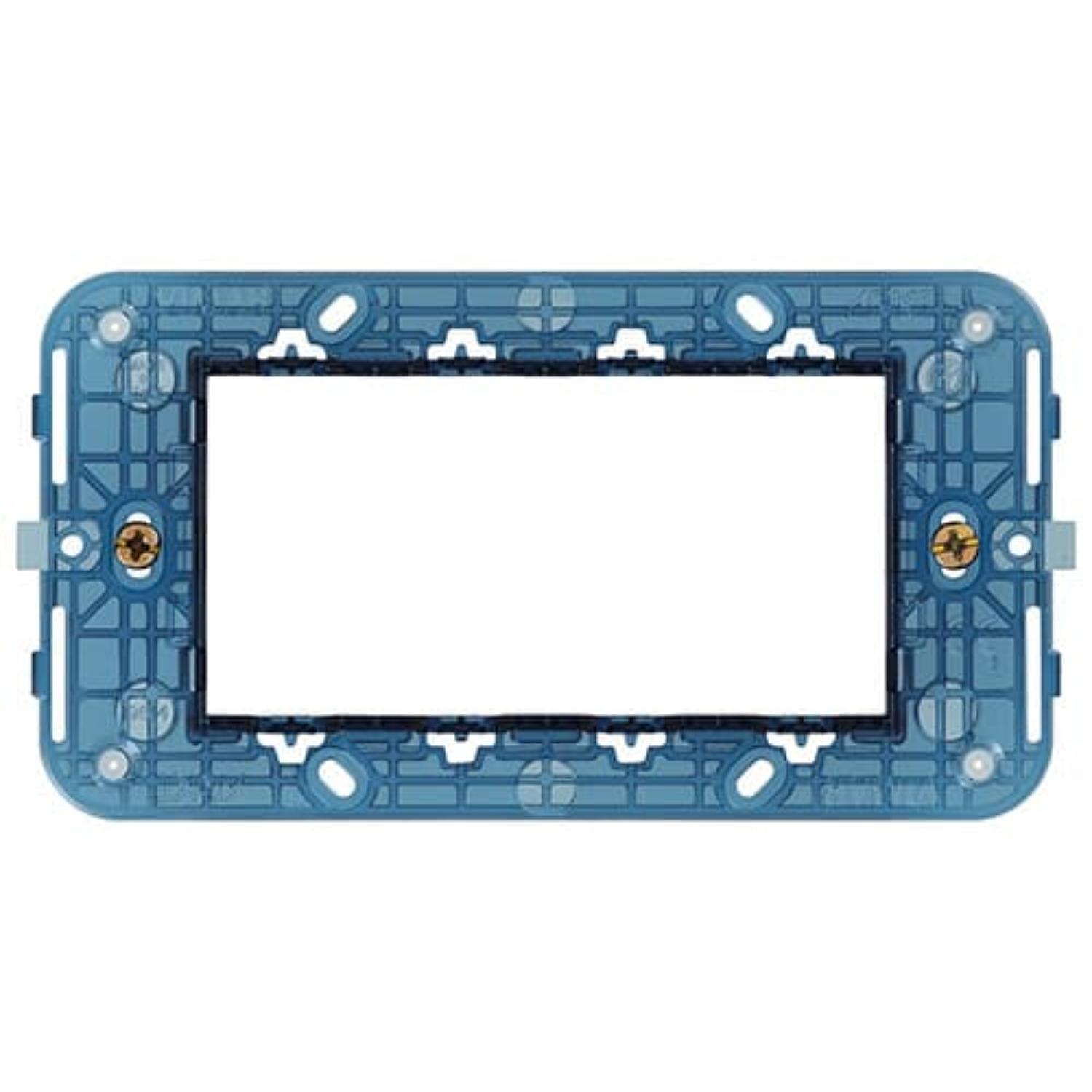 IMTRA CORPORATION Vimar Arke 4-Module Mounting Frame with Screws for 4 ...