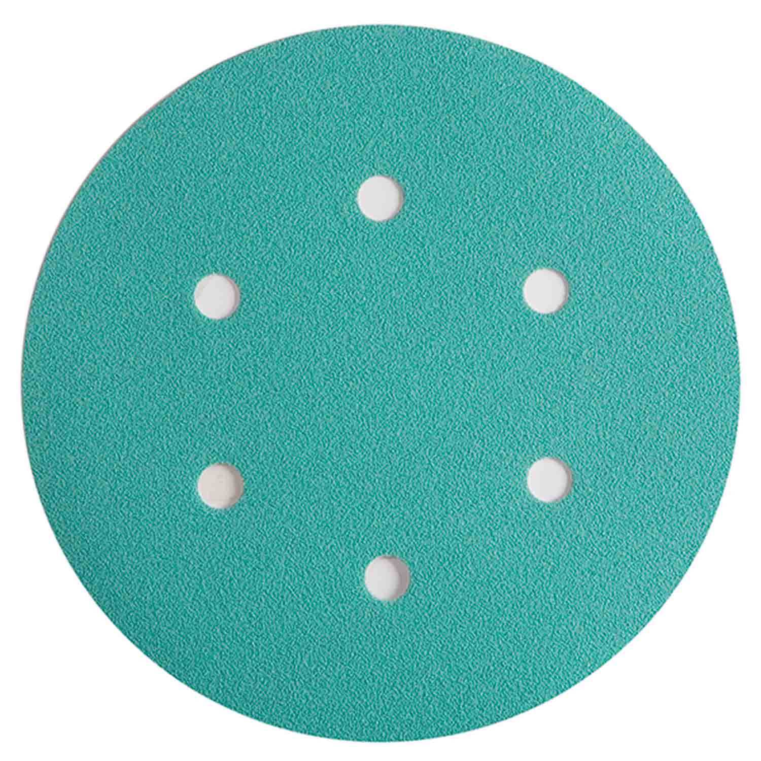 6" 60Grit Medium Sandpaper Film Disc, 50Pack West Marine
