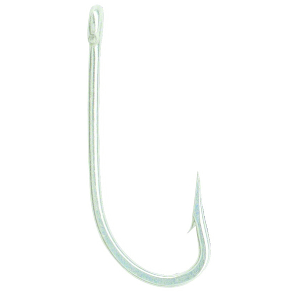 MUSTAD HOOKS O'Shaughnessy Hook, Duratin Coated, Heavy Wire, Size 6/0