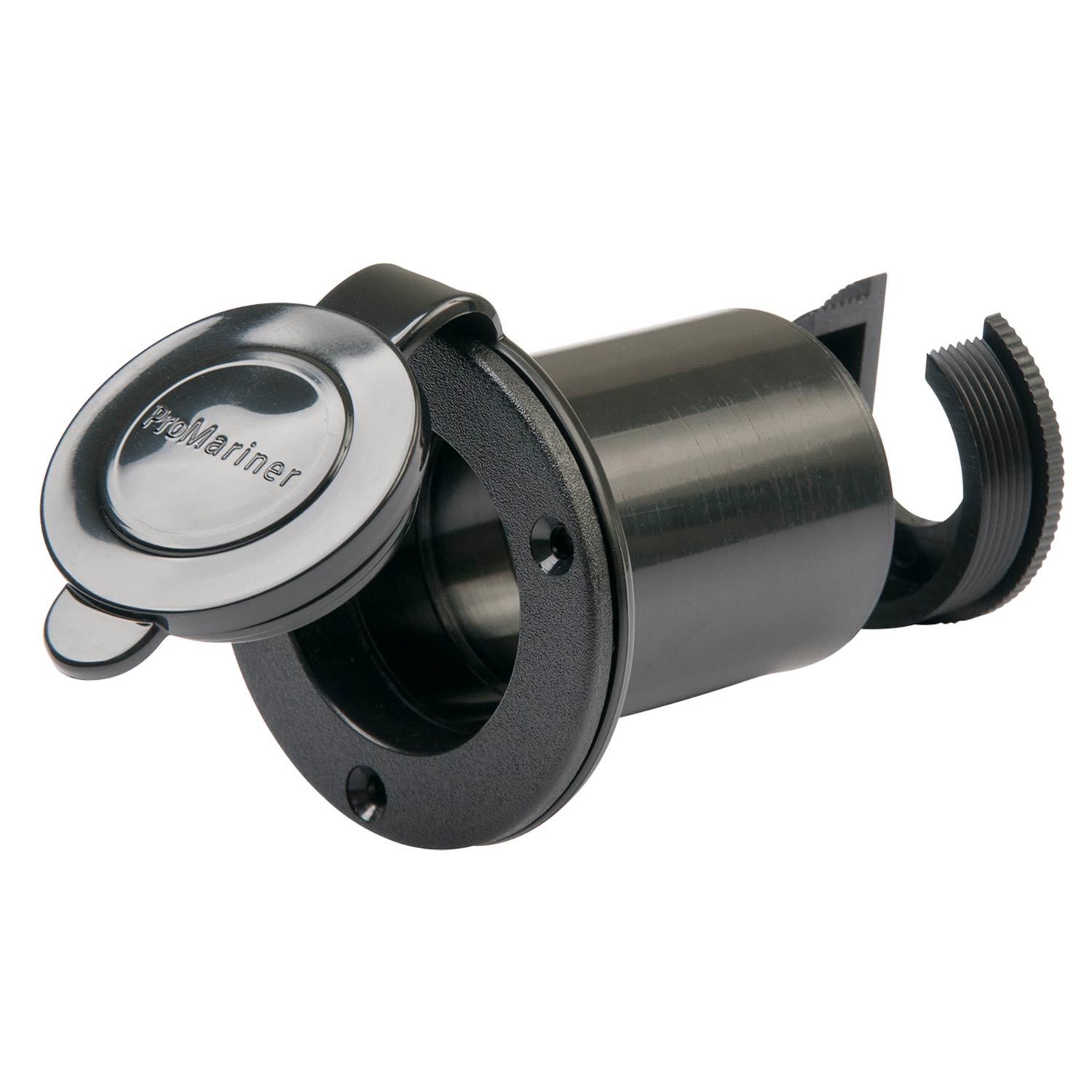 PROMARINER Universal AC Plug Holder, Black West Marine