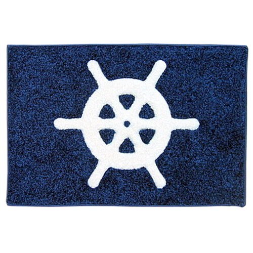 COASTAL CUSTOM CARPETS Ships Wheel Boarding Mat, 27"W x 18"H West Marine