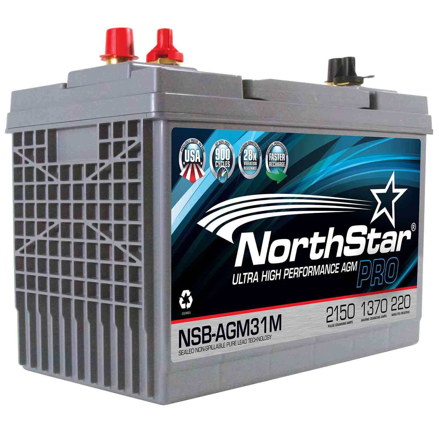 Northstar Battery Ultra High Performance Group 31 Thin Plate Pure Lead