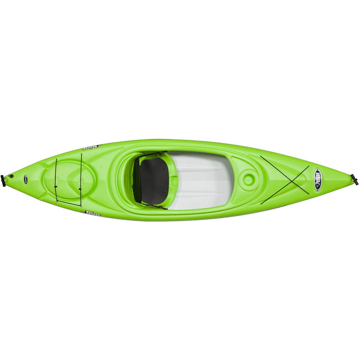 Summit 100X Sit-Inside Kayak, Lime Green/White