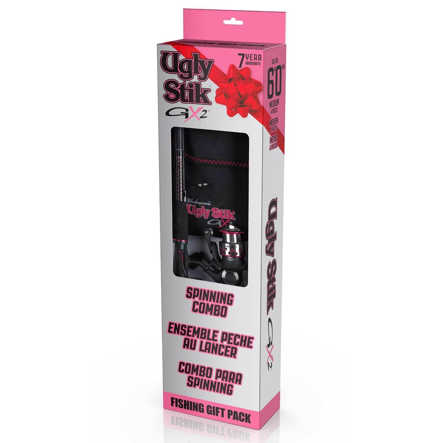 6' Ugly Stik® GX2 Ladies Spinning Combo Holiday Kit