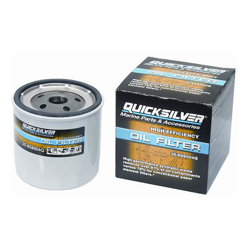 QUICKSILVER 858004Q High Performance Oil Filter, MerCruiser Stern Drive