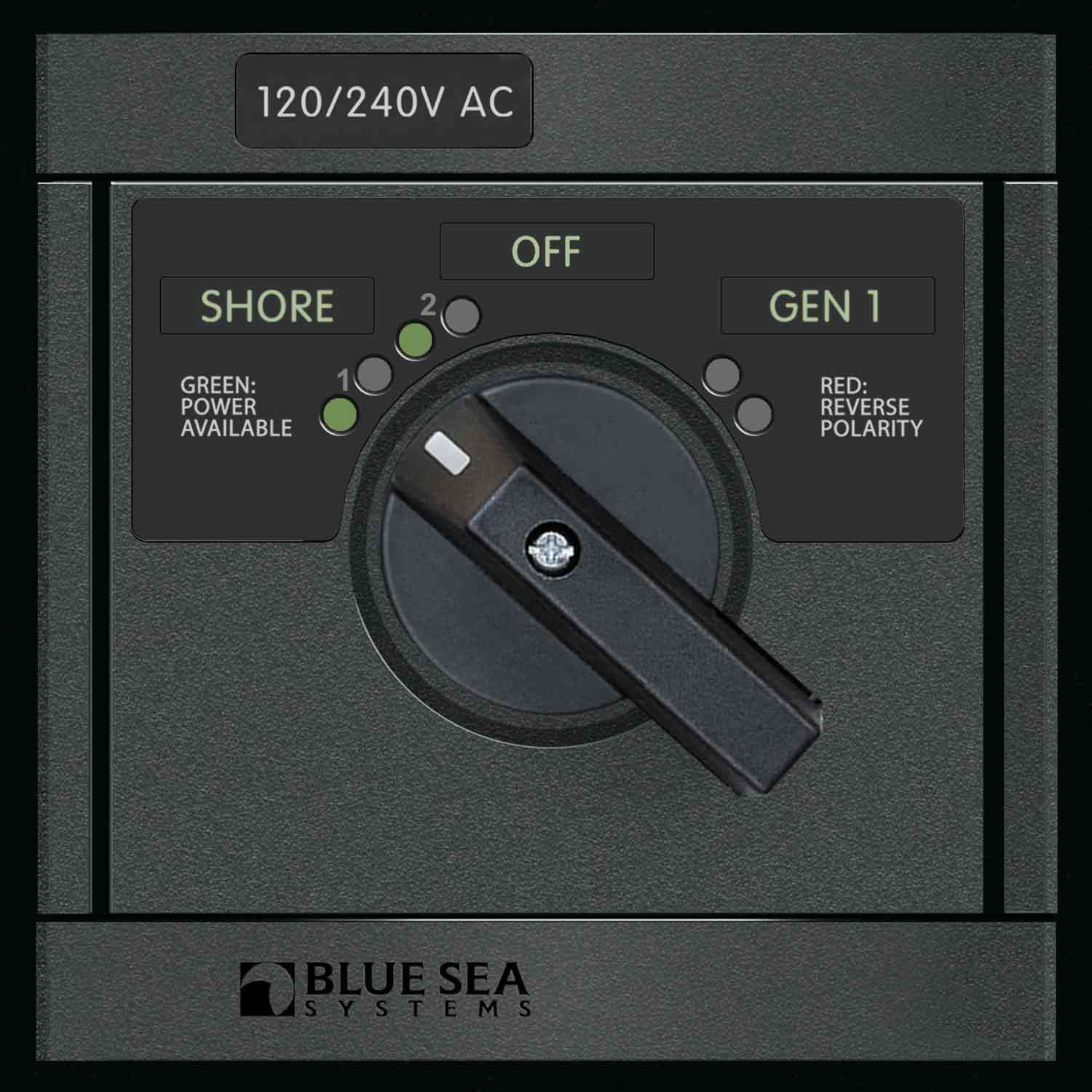 Blue Sea Systes 7702 L-RBS 24V DC 500A Interruptor De Batería Reoto Con Control Anual, Color - 7