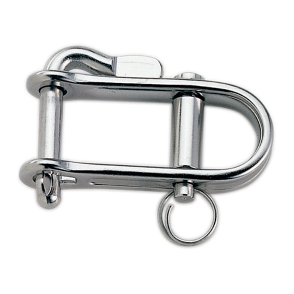 : SSHL08 x 2 Holt Stainless Steel 8mm Halyard Shackle pack of 2 lock pin 