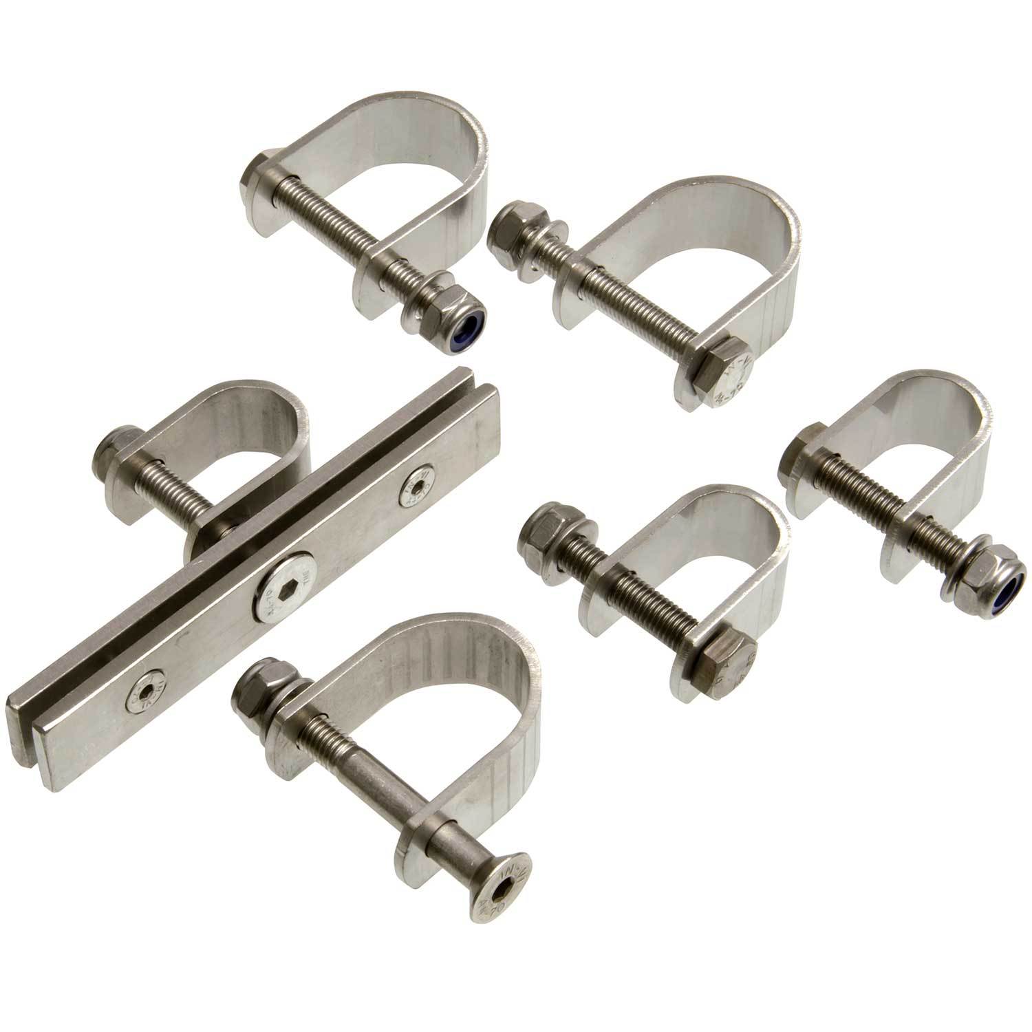 VIKING LIFERAFTS Rail Mounting Kit for Stainless Steel Life Raft Cradle