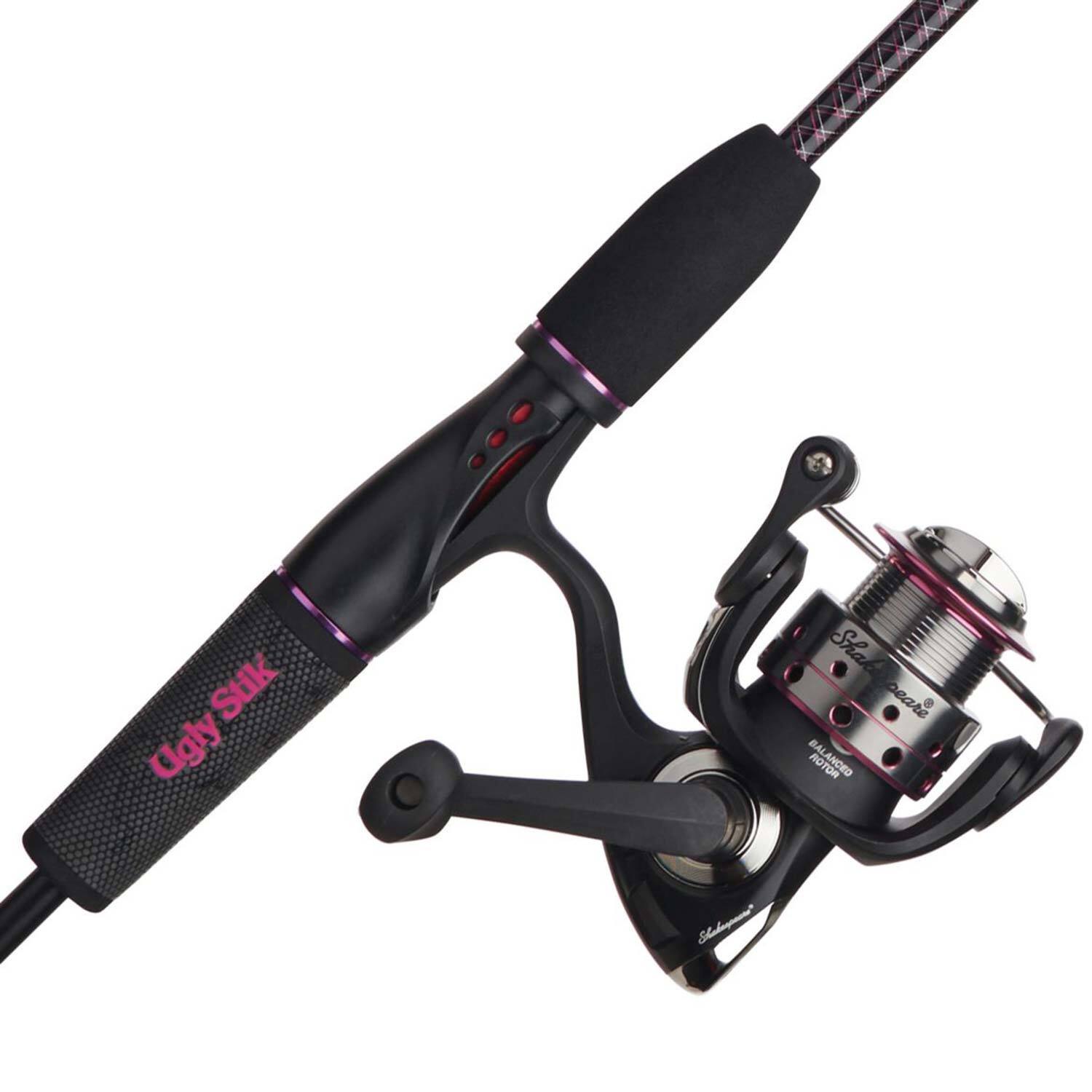 Ugly Stik 6’ GX2 Ladies' Spinning Fishing Rod and Reel Spinning Combo