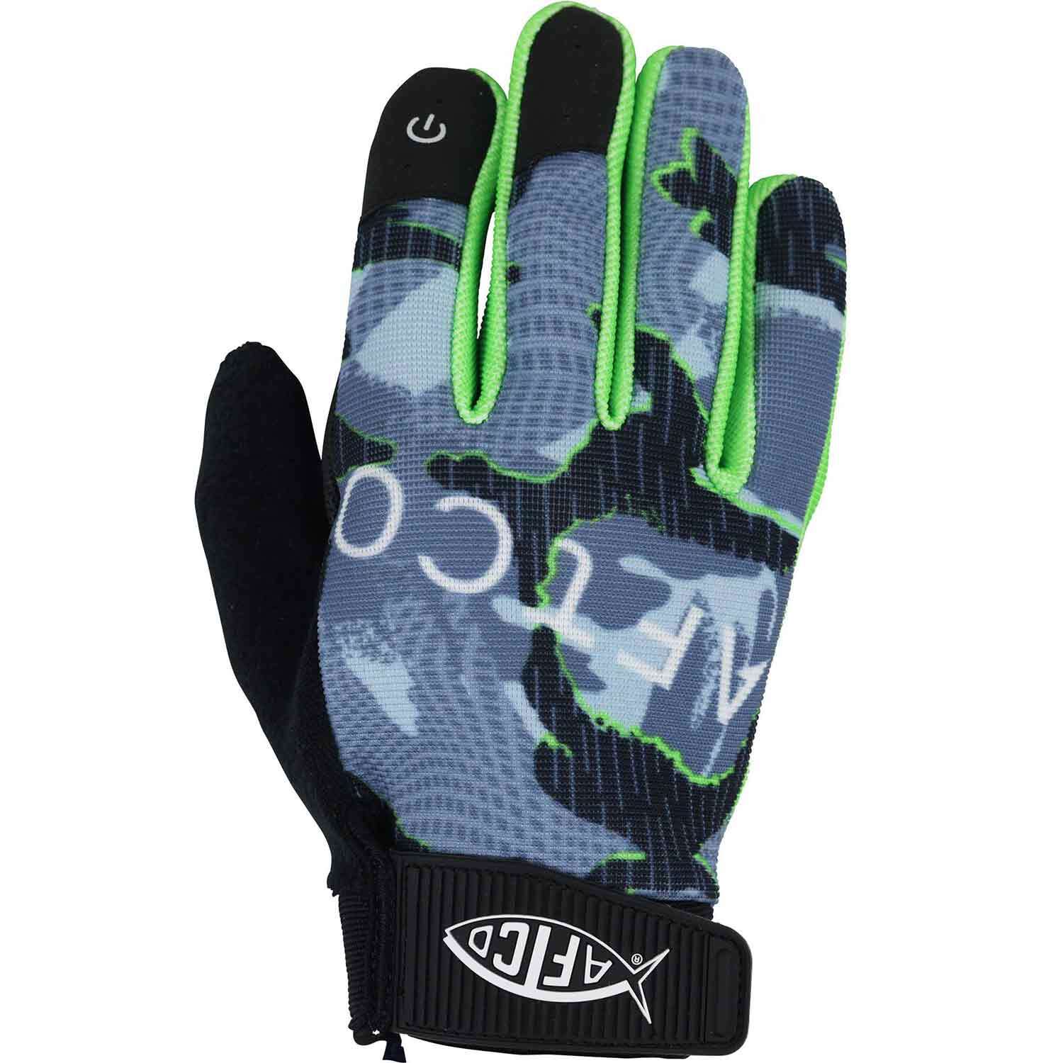 Details about   Utility Fishing Gloves by Aftco Free Shipping Size: XL GLOVEU2-BLU-XL 