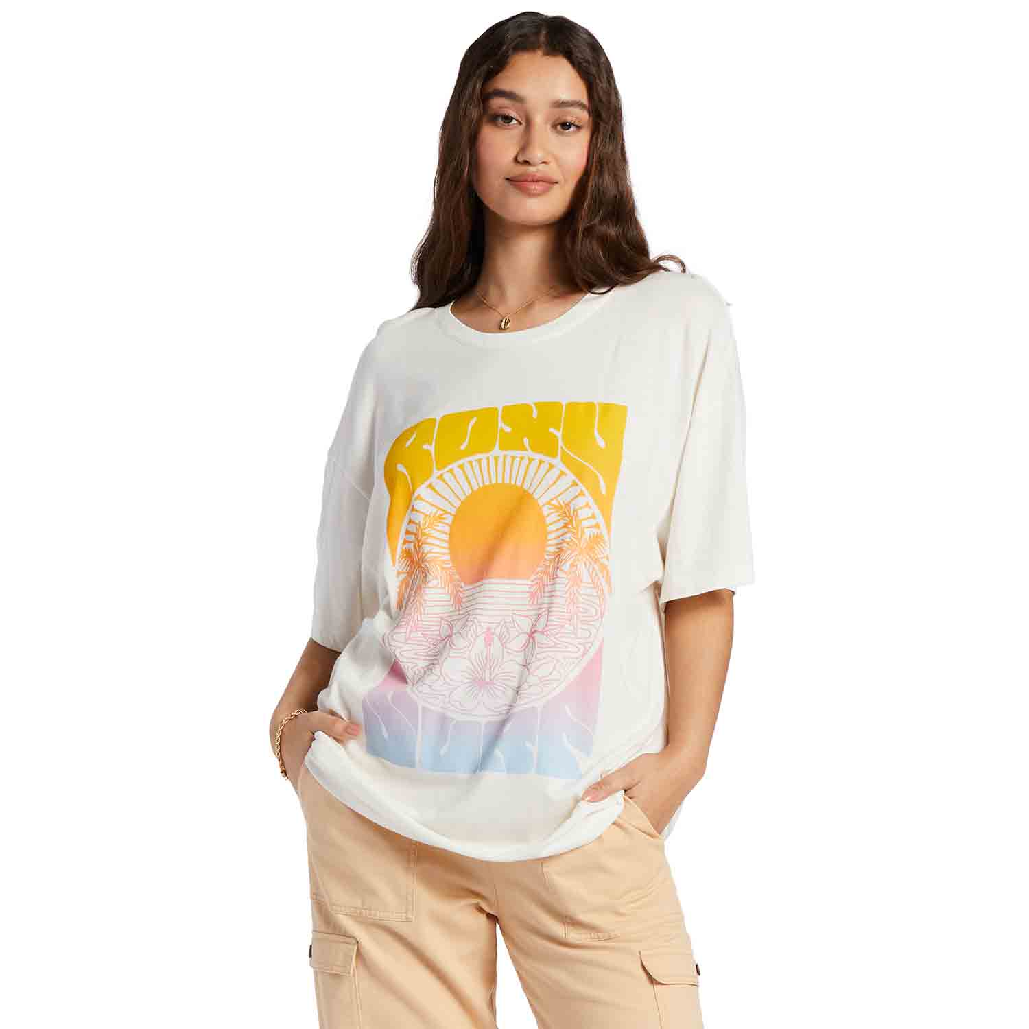 ROXY Women's Sunrise Tropics Shirt