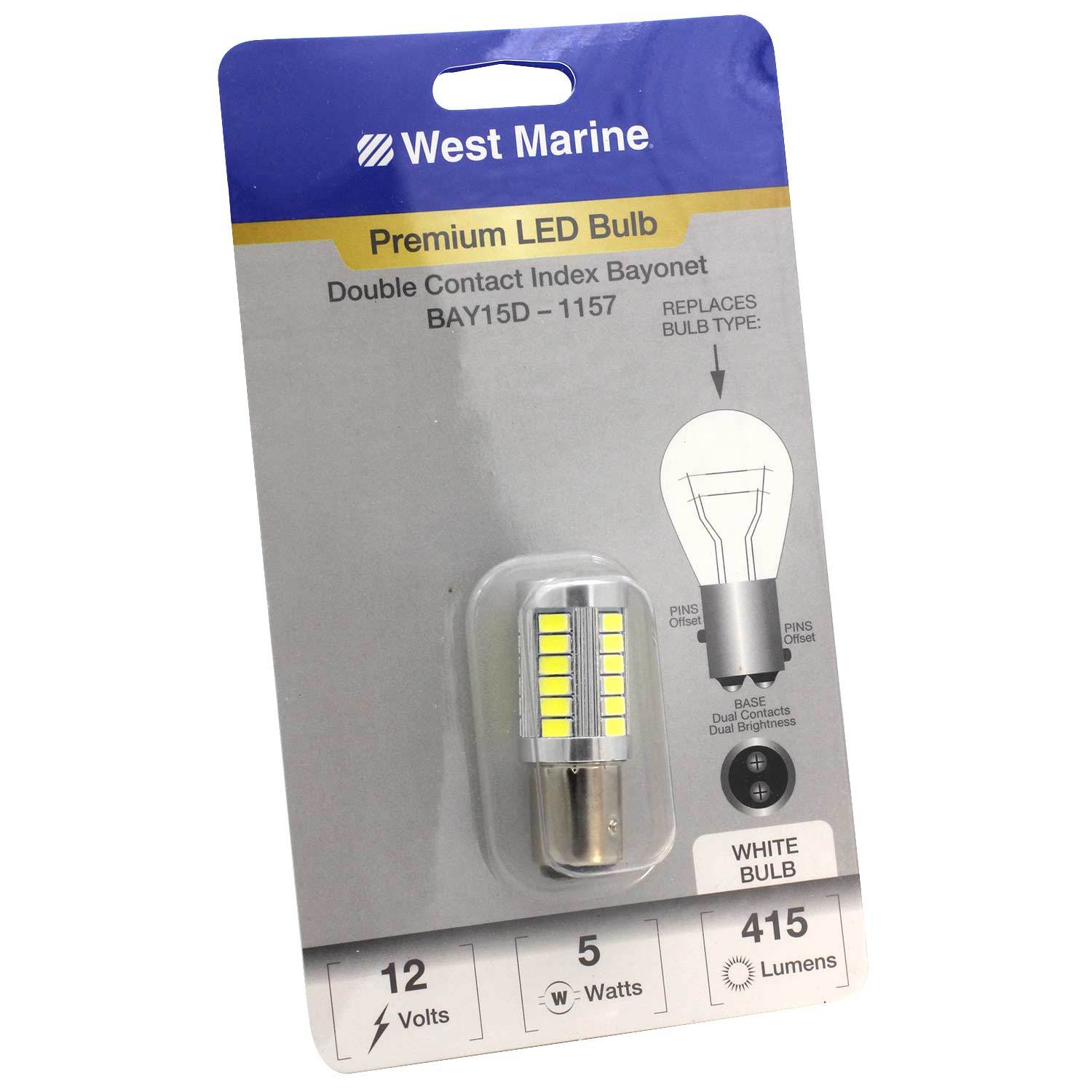 Double Contact Index Bayonet BAY15D-1157 LED Premium Bulb, image size:1500x1500