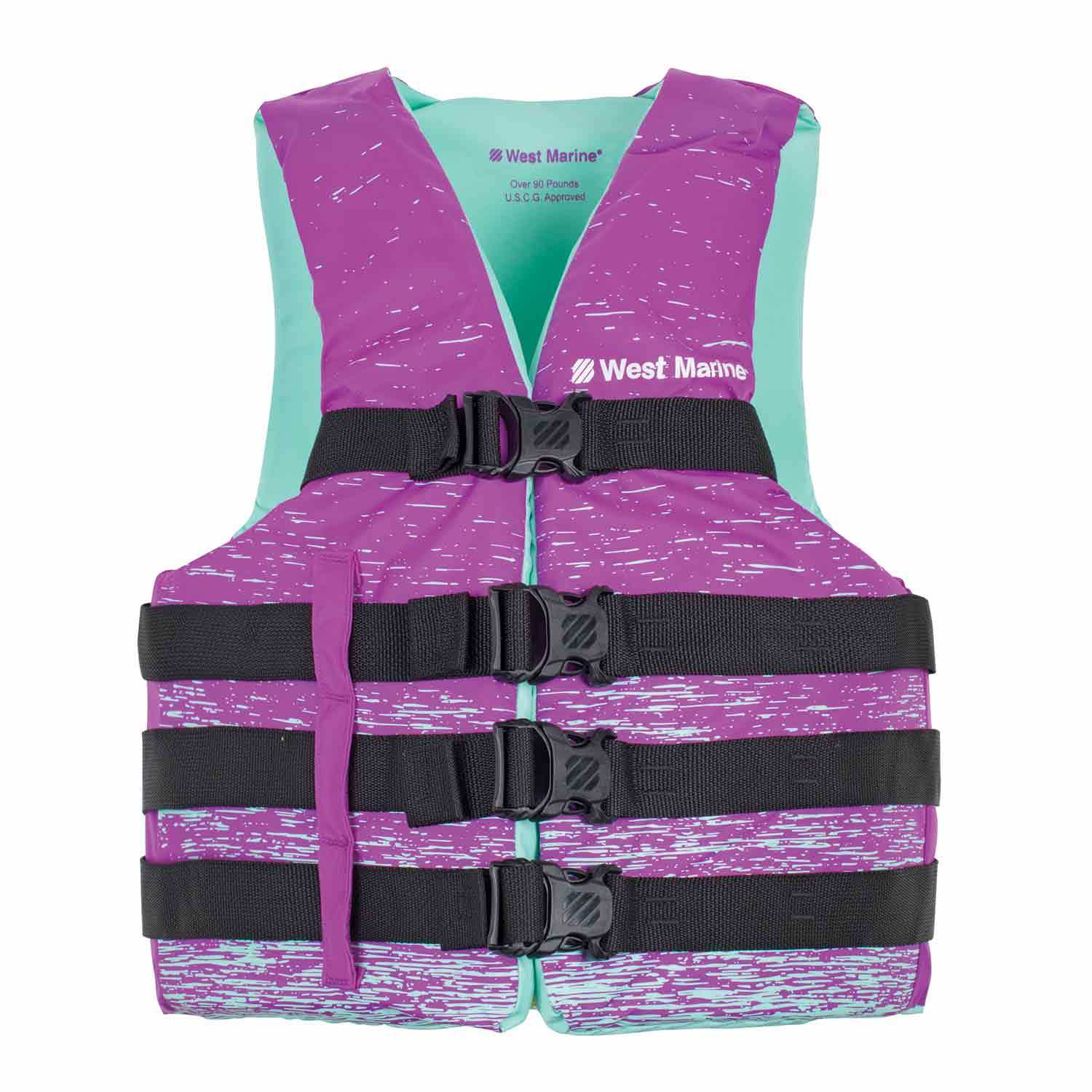 WEST MARINE Women's Nylon Water Ski Life Jackets West Marine