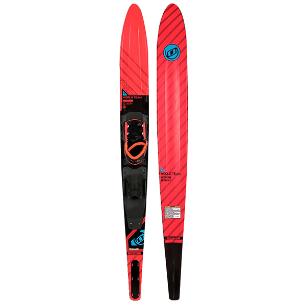 66" World Team Slalom Waterski with X9 Bindings West Marine
