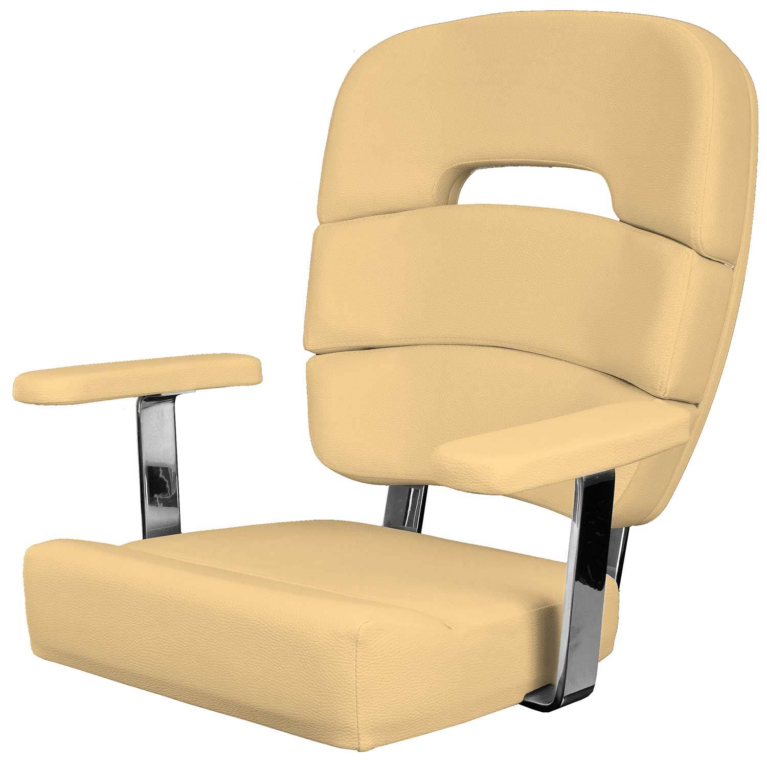 Coastal Helm Chair Standard with Armrests, Amber Leaf West Marine