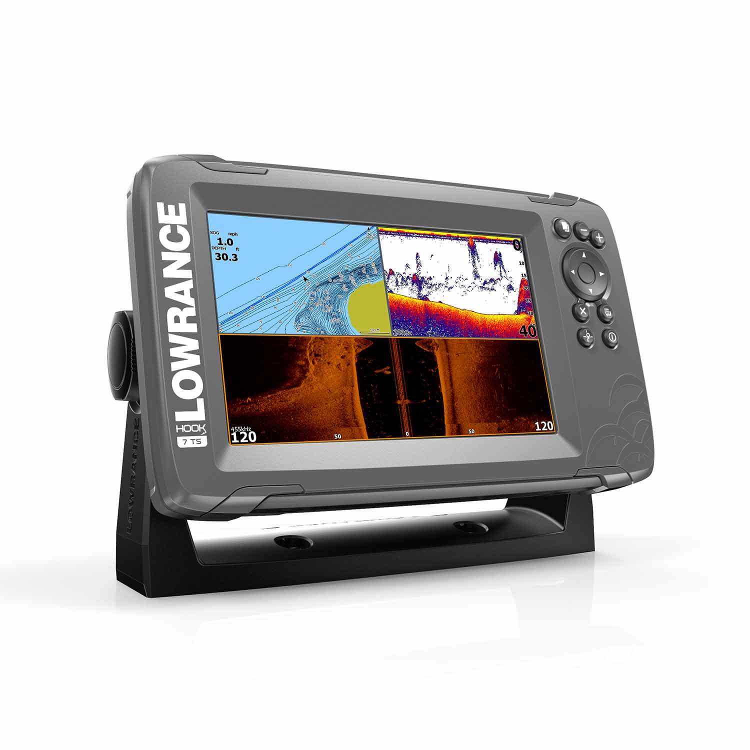 LOWRANCE HOOK² 7 Fishfinder/Chartplotter Combo with