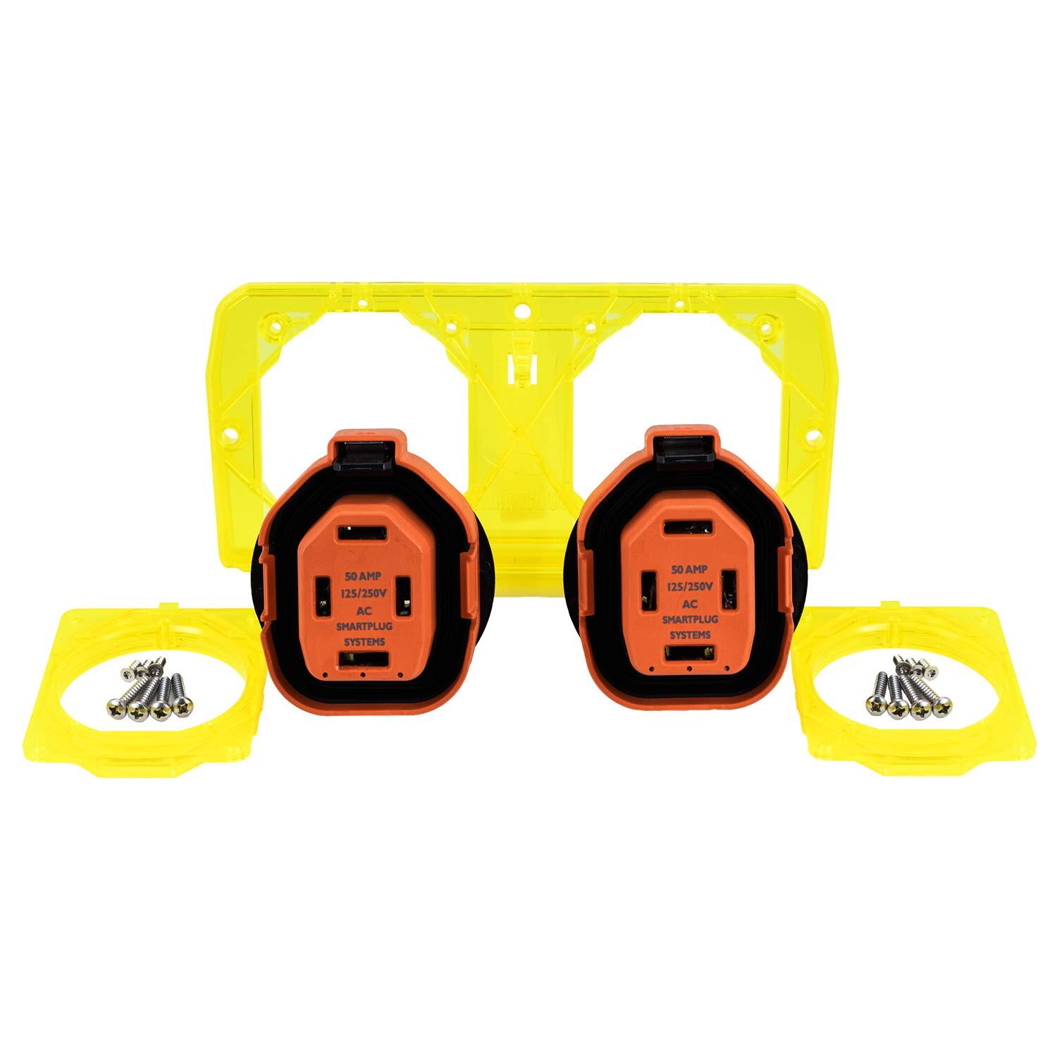 SMARTPLUG 50 Amp Double Receptacle Kit West Marine