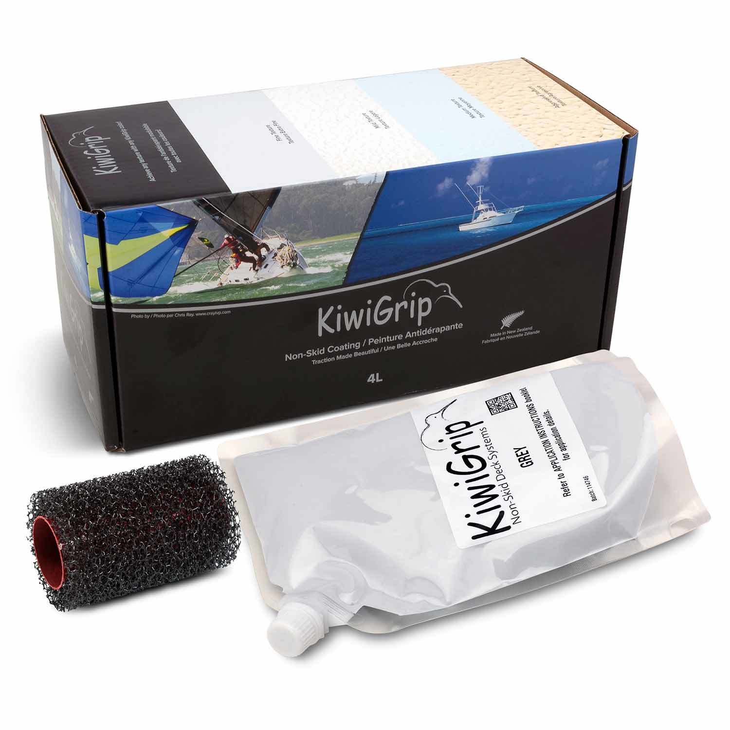 KIWIGRIP Nonskid Coating, Grey, 4 Liter West Marine