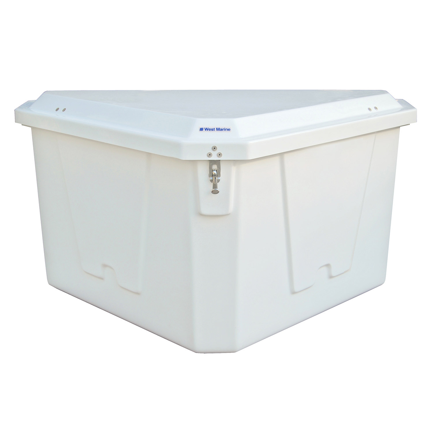 Triangle Dock Box Durable & Spacious Storage West Marine