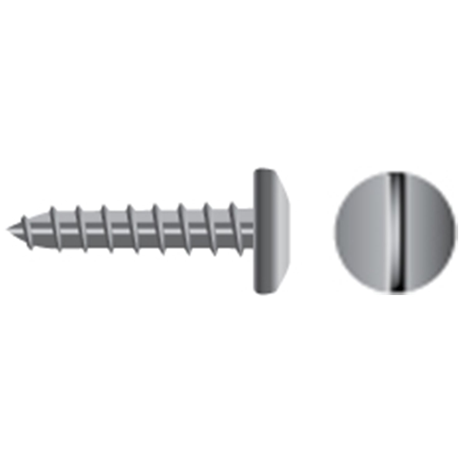 Fasco Fastener Stainless Steel Slotted Pan Head Tapping Screws P013 390 002 540