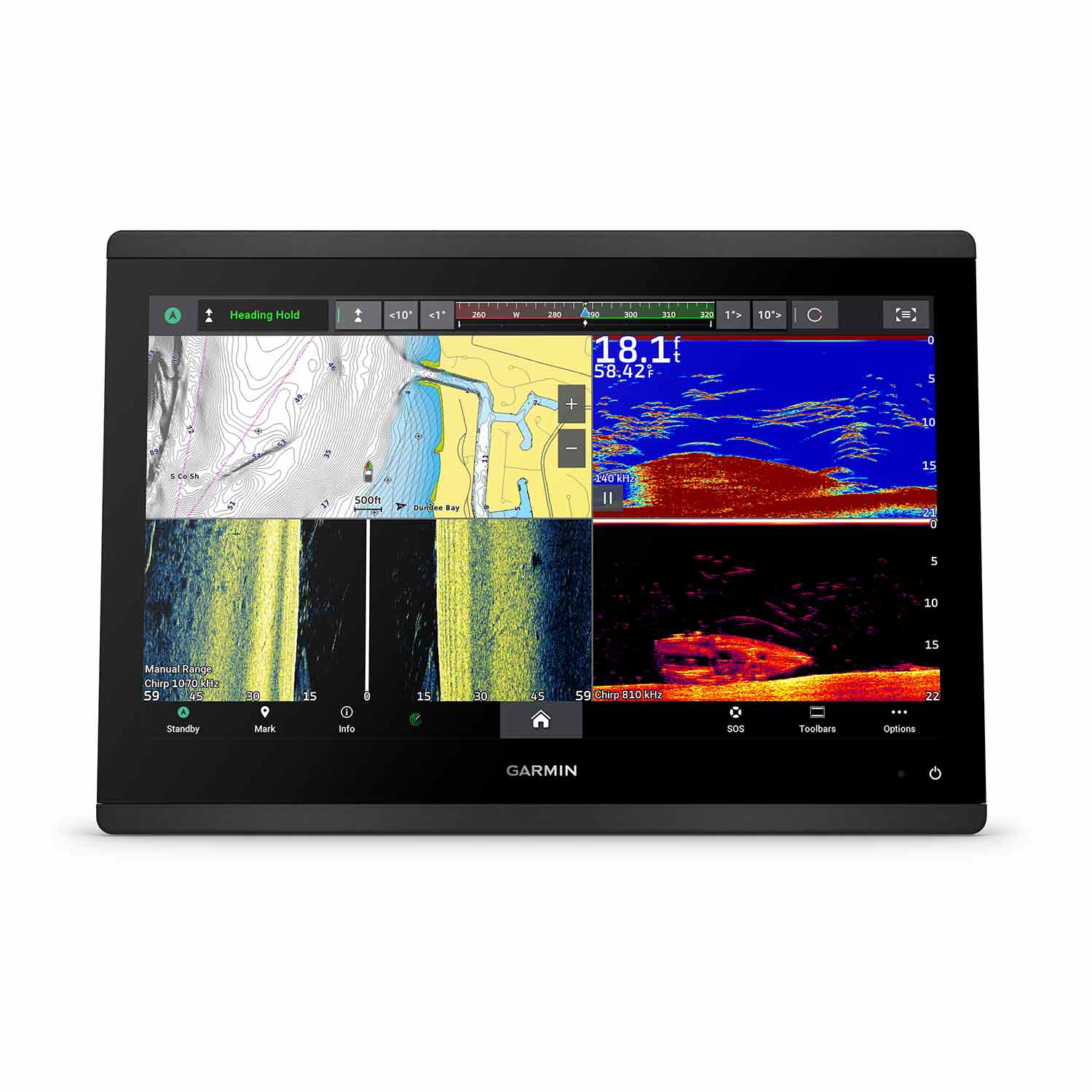 マルゼン　レベルモニター Garmin GPSMAP 1643xsv Display US Canada Charts