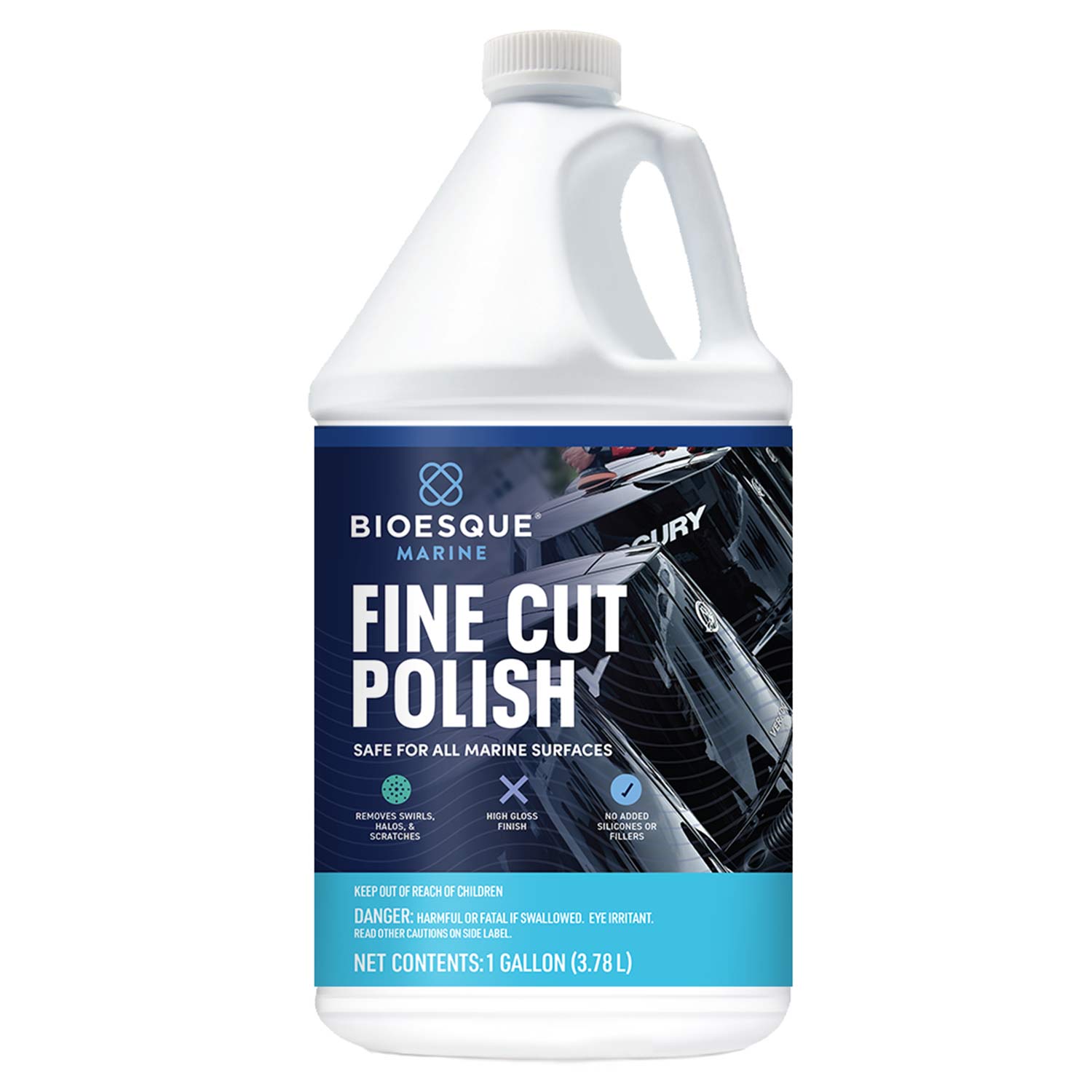 BIOESQUE MARINE Fine Cut Polish Compound, 1 Gallon