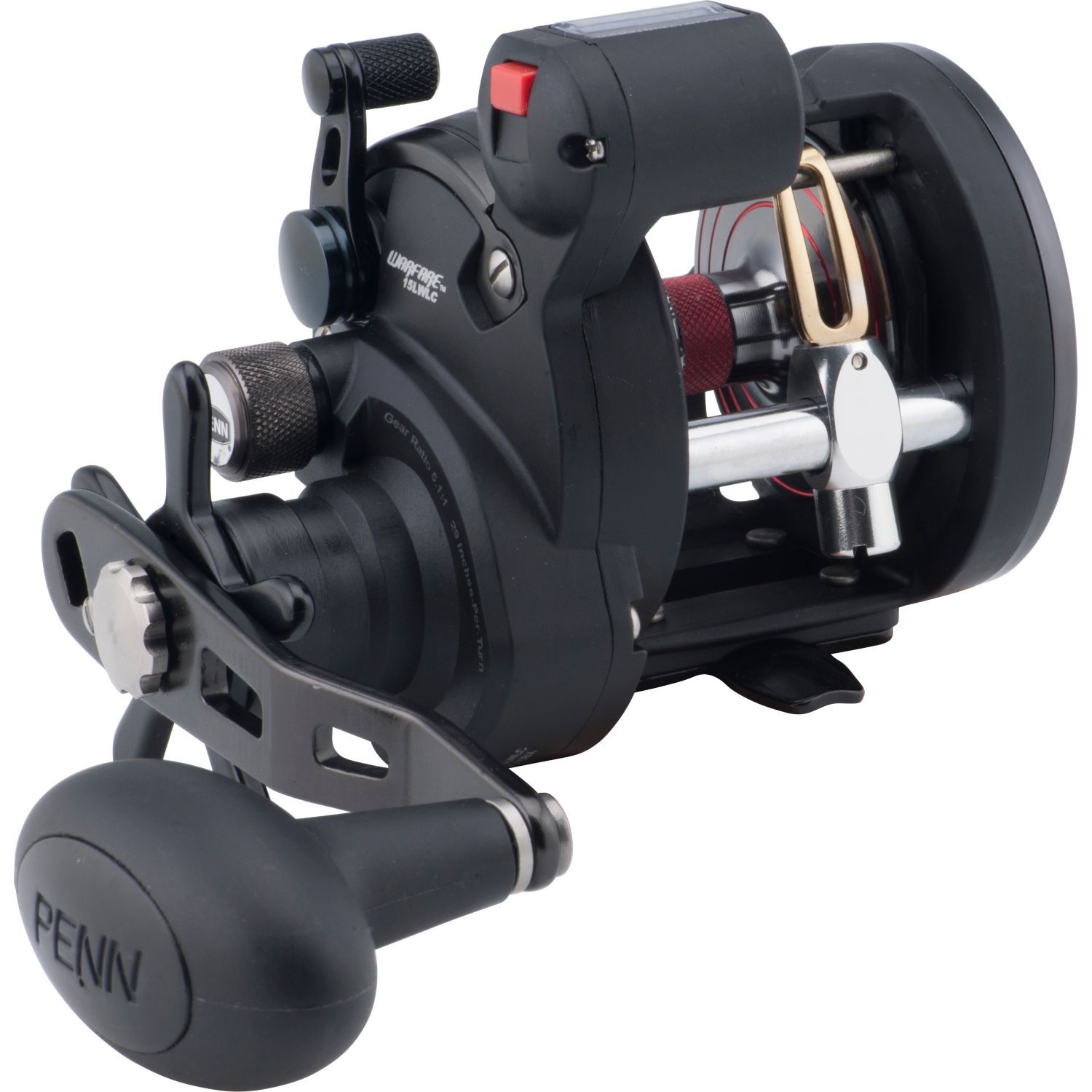 PENN Warfare WAR15LWLC Level Wind Conventional Reel with Line Counter