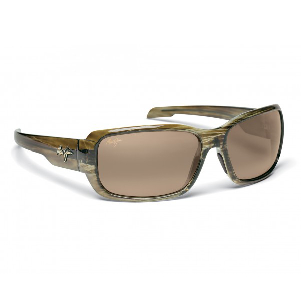 Maui Jim‎ Hamoa Beach Polarized Sunglasses *Rootbeer *HCL Bronze Maui Jim Hamoa Beach MJ226-15 Polarized Sunglasses Striped  main image 4