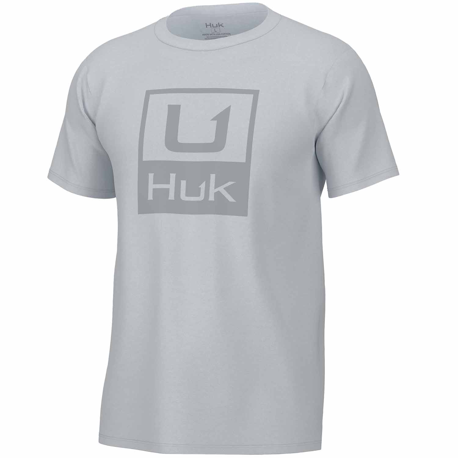 HUK Men's Huk Stacked Logo Shirt
