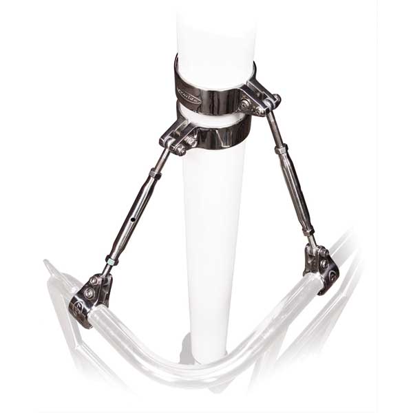 Rail Mount Kit For 1" Rail W/3" Clamp West Marine